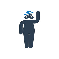 Woman Hat Icon