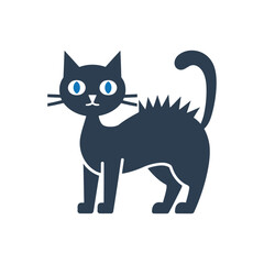 Cat in Alert Position Icon