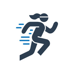 Running Woman Icon