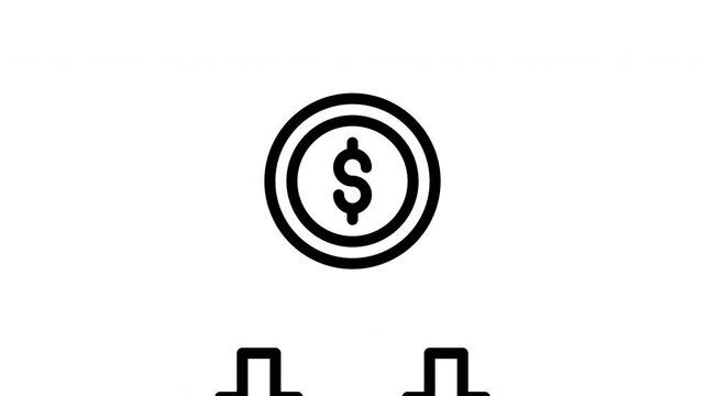 decrease animated icon