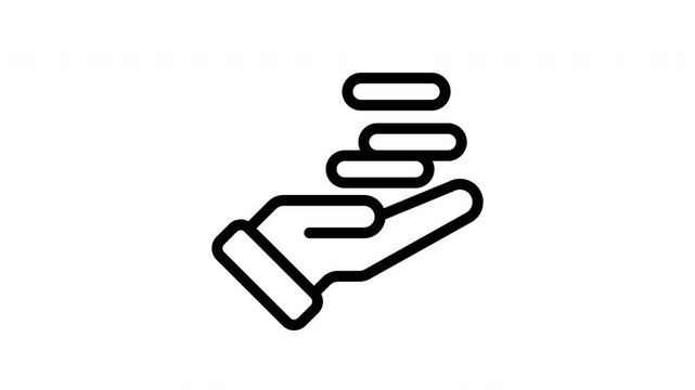 donation animated icon