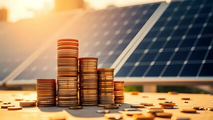 Cost-effective solar solution: renewable energy panels for sustainable homes, saving money while protecting nature and powering innovation