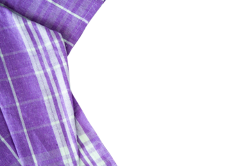 purple napkin for banner copy space