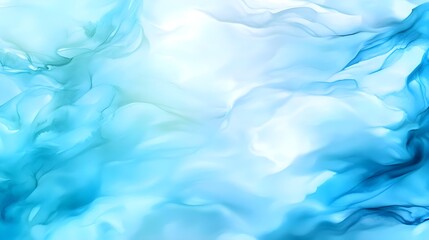 Abstract Blue Ink Wash Background Texture - Abstract art