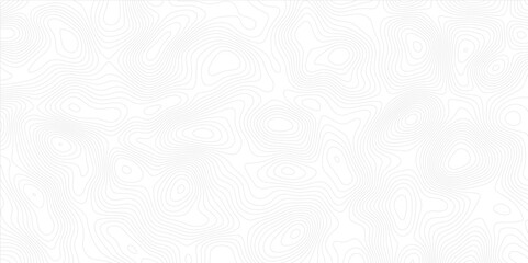 Abstract modern white and black topographic contour map wavy line, digital print terrain lines texture vector white background.