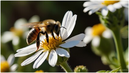 bee on flower