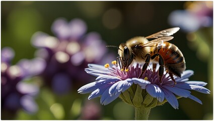 bee on flower