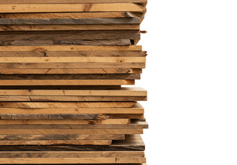 Stack of weathered wood planks