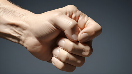 3D Render of a Closed Fist