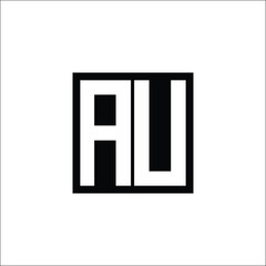 Modern Letter Combination Logo - Minimalistic Design