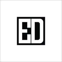 Modern Letter Combination Logo - Minimalistic Design