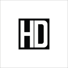 Modern Letter Combination Logo - Minimalistic Design