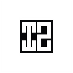 Modern Letter Combination Logo - Minimalistic Design