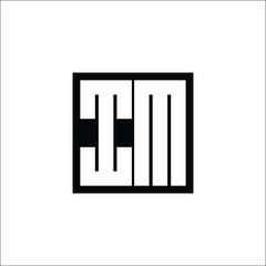 Modern Letter Combination Logo - Minimalistic Design