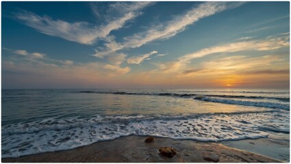 sunrise over the sea