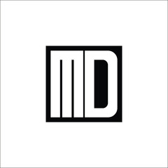 Modern Letter Combination Logo - Minimalistic Design