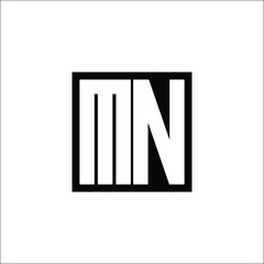 Modern Letter Combination Logo - Minimalistic Design