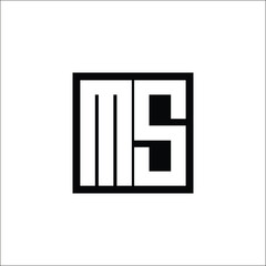 Modern Letter Combination Logo - Minimalistic Design