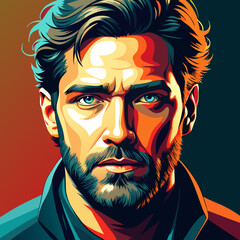 portrait of a man with a beard