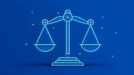World Intellectual Property Day balances the legal concept of fairness and justice background