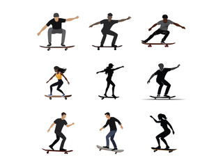 Person riding a skateboard