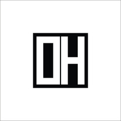 Modern Letter Combination Logo - Minimalistic Design