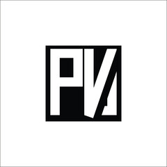 Modern Letter Combination Logo - Minimalistic Design