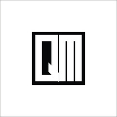 Modern Letter Combination Logo - Minimalistic Design