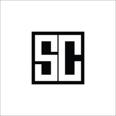 Modern Letter Combination Logo - Minimalistic Design