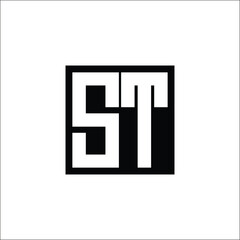 Modern Letter Combination Logo - Minimalistic Design