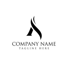 Fototapeta premium Letter A logo design