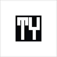 Modern Letter Combination Logo - Minimalistic Design