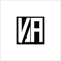 Modern Letter Combination Logo - Minimalistic Design