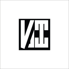 Modern Letter Combination Logo - Minimalistic Design