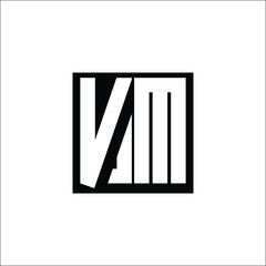 Modern Letter Combination Logo - Minimalistic Design