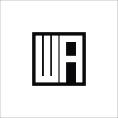 Modern Letter Combination Logo - Minimalistic Design