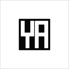 Modern Letter Combination Logo - Minimalistic Design