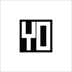 Modern Letter Combination Logo - Minimalistic Design