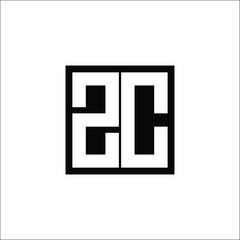 Modern Letter Combination Logo - Minimalistic Design