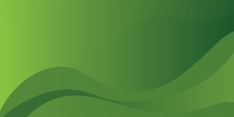 Abstract green wavy background. Vector EPS 10