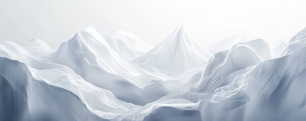 Obraz premium Abstract Mountain Range (1)