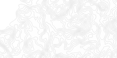 Modern topography sea map and location discovery vector topo map design White background with topographic world grid wave Topographic map geographic line texture.	