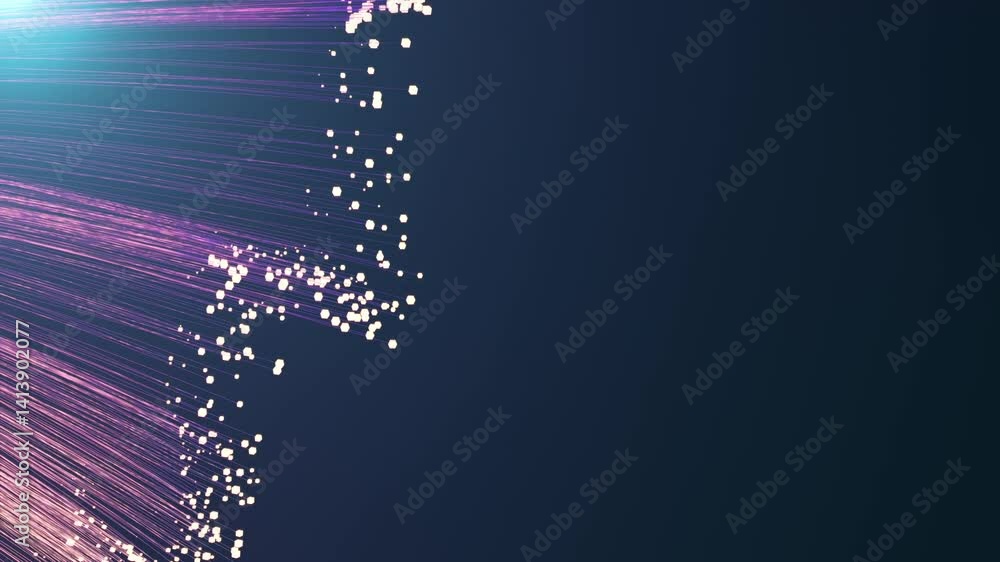 Canvas Prints a glowing digital supernova energy burst in a sci-fi visual style