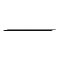 Divider thin line. Border underline for invitation, wedding card, certificate, menu.