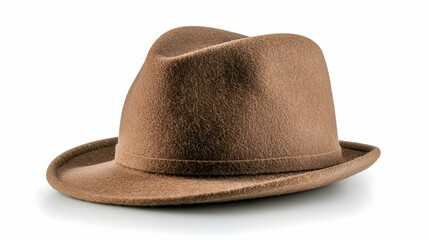 Brown fedora hat fashion accessory vintage style design photography