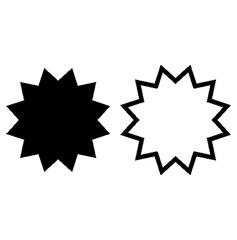 set of four star icons