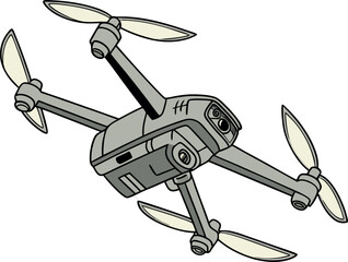 Drone Vector Illustration for Designers