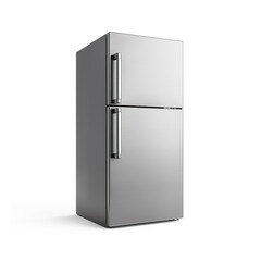 Modern fridge isolate on transparent background