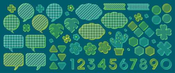 Clear glass-like texture, acrylic-like frameset, transparent design material