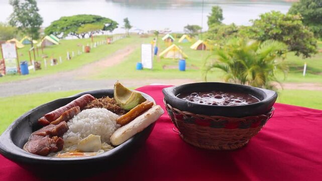 bandeja paisa, traditional colombian dish